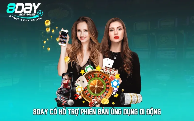 8DAY có hỗ trợ phiên bản ứng dụng di động